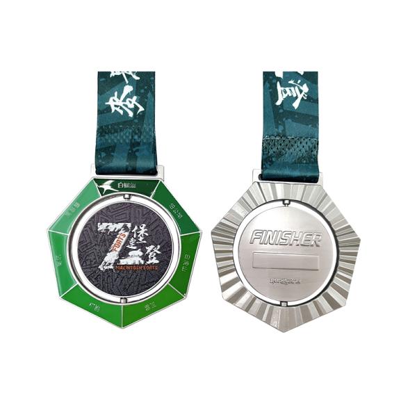 Bespoke Climbing Award Zinc Alloy Spinning Medal Custom Climbing Medals