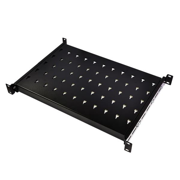 19inch Width 440mm Depth 550mm Metal Fixed Server Rack Accessories Sliding Shelf for Network Cabinet