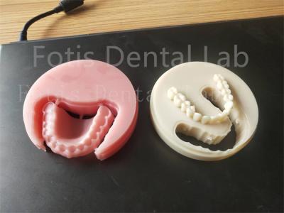 Comfort Fit Full Acrylic Dental Prosthesis For Professional Technicians Easy To Clean
