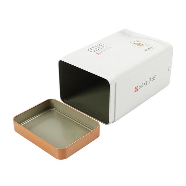 Горячая штемпелюя белая банка 30ml чая металла Tinplate к 300ml