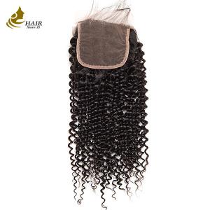 Fechamento de cabelo humano 4x4 brasileiro fechamento de cabelo humano suíço