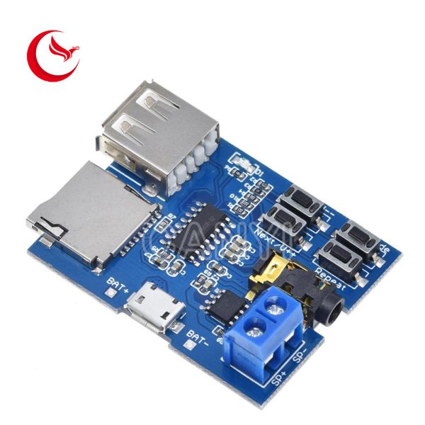 Custom Printed Circuit TF Card Pcb Board U Disk MP3 Format Decoder Board Module Amplifier Decoding Audio Player