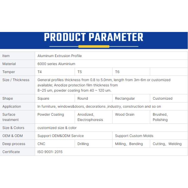 Сдвижные двери и окна Рамки Алюминиевые экструзионные детали