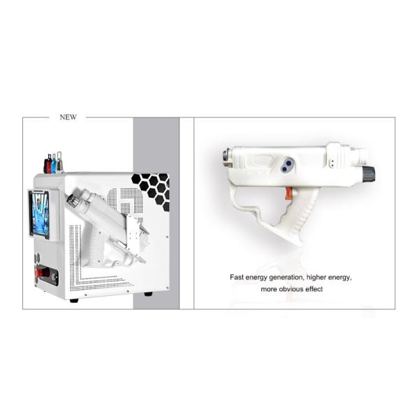 Q - Switched Powerful Laser Tattoo Removal Machine 220V 50HZ Gray Color