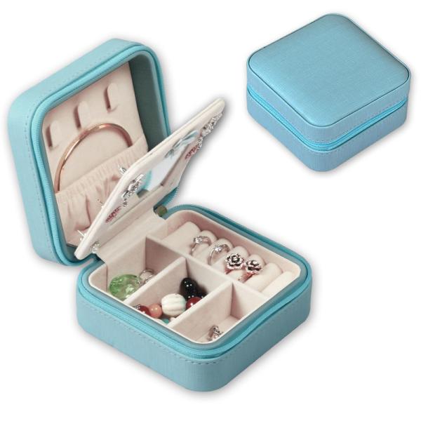 High quality PU Leather Jewelry gift box for girl with size10x10x5cm