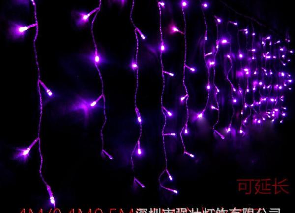 Les lumières de Noël les plus vendues 12V lumières de glace pour les bâtiments