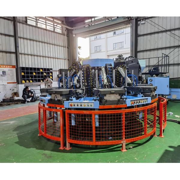 Máquina automática completa para la fabricación de suelas de zapatos, máquina rotativa de moldeo de suelas de TPU PVC TPR de 8 estaciones