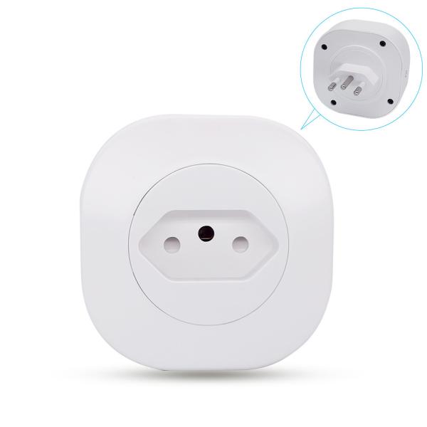 Tuya WIFI Smart Socket Power Outlet Brazil Standard Smart Floor Socket 16A 220V 127V 50Hz