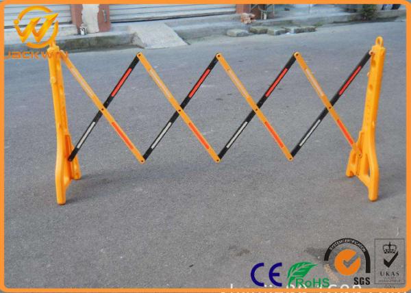 HDPE Blowing Processing Platic Expandable Safety Barrier Roadside Crowd Control