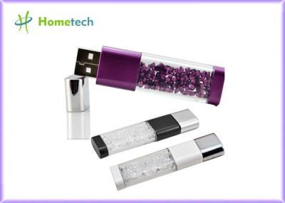Crystal Stylus USB pen drive 8gb/ Custom oem Logo 8GB crystal glass USB Flash drives