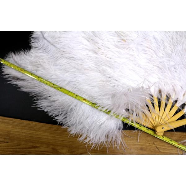 50-55 см Декорация для вечеринки Страус Перья Ручной вентилятор Белый фиолетовый горячий предмет Окрашенный