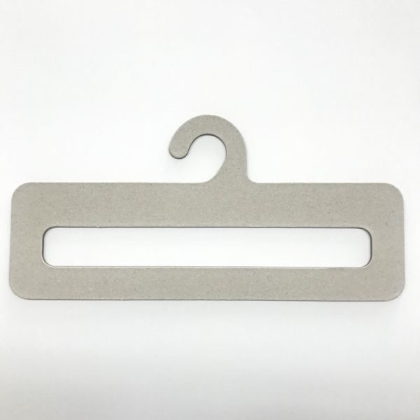 100% Recycled Custom Kraft Paper Fabric Sample Hanger FSC Certified Non Slip