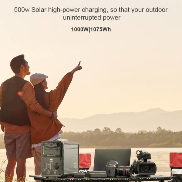 ODM DC AC Portable Li Ion Power Station Solar Generator 1KW