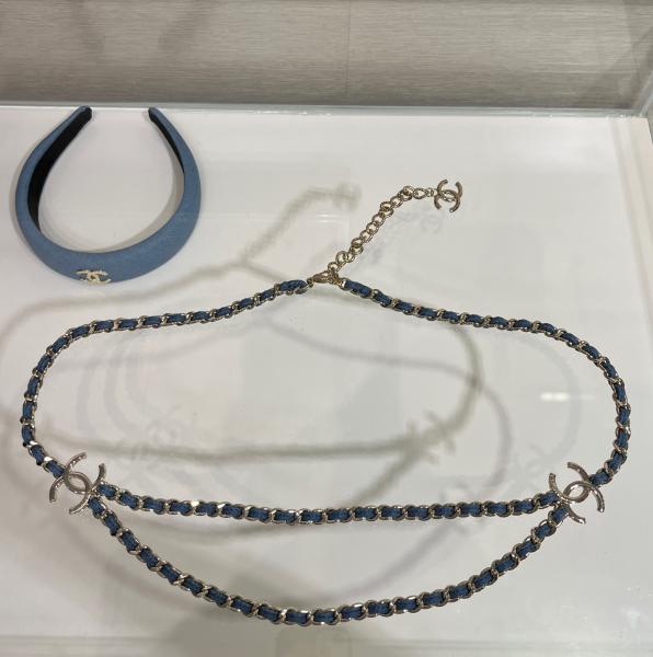 Lightwieght Luxury Statement Necklaces Blue Denim Luxury Fashion Necklace