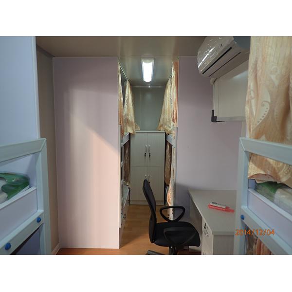 Одиночная жилая полуфабрикат спальня кровати дома 8 контейнера 20GP