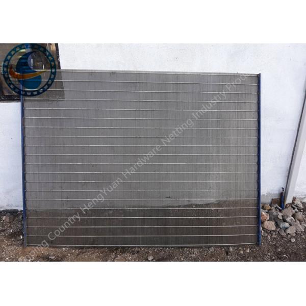 Heavy Duty Wedge Wire Screen Panels For Malt Kiln Flooring Raw Material