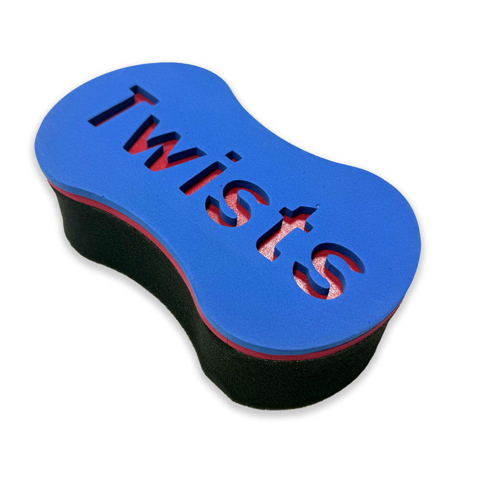 Twist Hair Sponge Brush for Dreads and Coils
