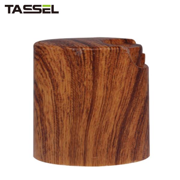 Wood Grain Printing Disc Top Cap Round Screw Down Structure Anti - UV