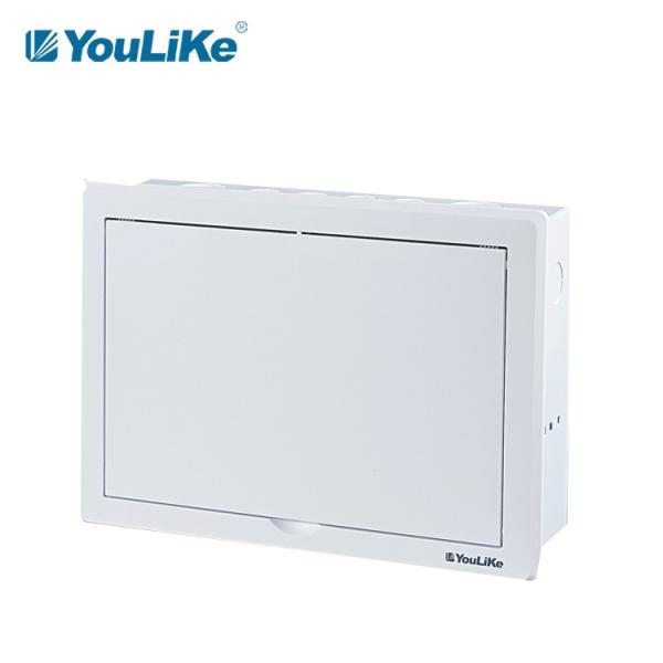 12 Way Electrical  DB Box Metal Base Power Distribution Box For MCB