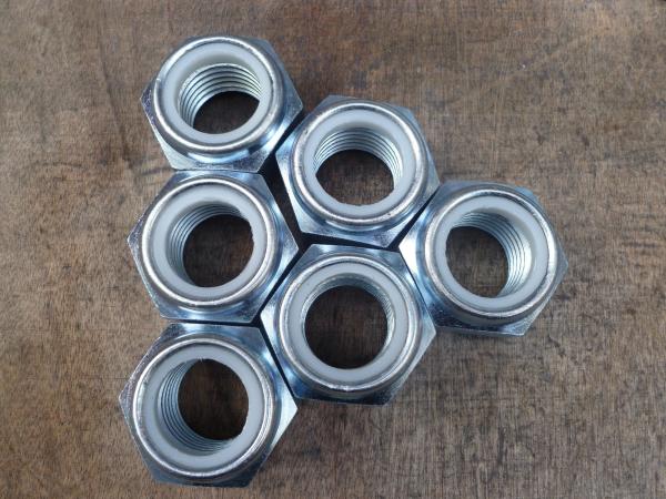 M36-3.0 Nylon insert lock nuts (DIN982/985) Carbon steel (A3,1015,1018,#45,40CR) Grade 4.8~12.8 Class