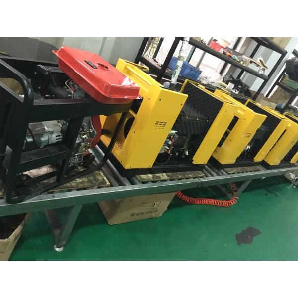 insonoro movible del pequeño de los generadores 230A del soldador amarillo eléctrico portátil del comienzo