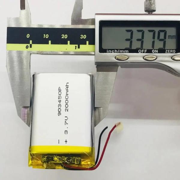Batterie à taux de décharge élevé 30C Max60C Rechargeable 903450 3.7V 2000mah Batterie Lipo 3.7V Batterie Li-Polymère