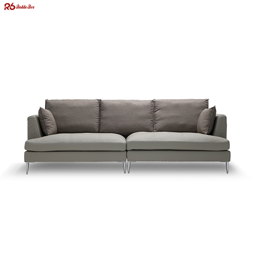 Waterproof Large Upholstered Linen Fabric Sofa 4 Seater For Hotel Lobby