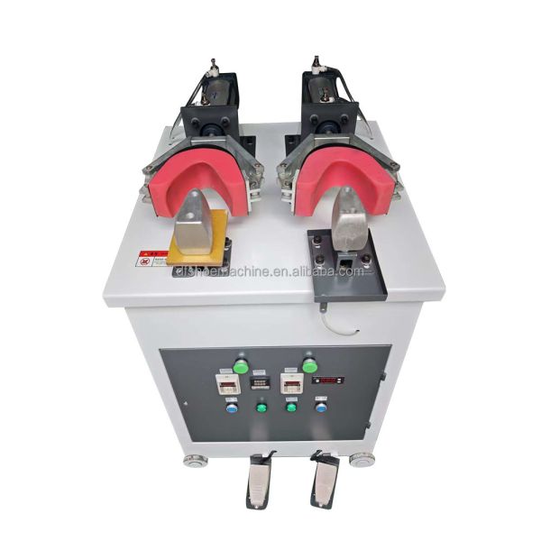 One Cold and One Hot Shoe Counter Molding Machine Cold Hot Melt BackPart Moulding Machine