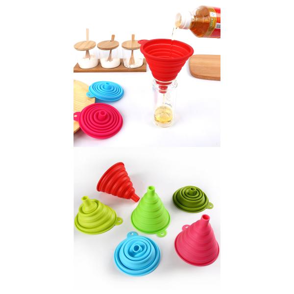 воронка мини гибкого силикона 42g 28g складная