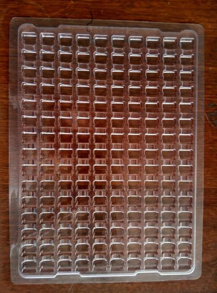 72 holes shenzhen factory customerise clear blister packing tray for USD