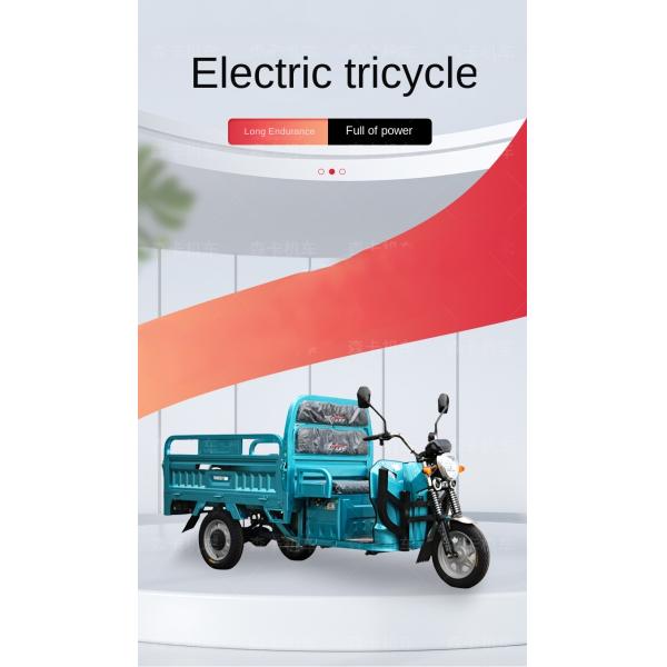 351-500w Electric Tricycle for Adult Passenger Max Speed 25-35km/h