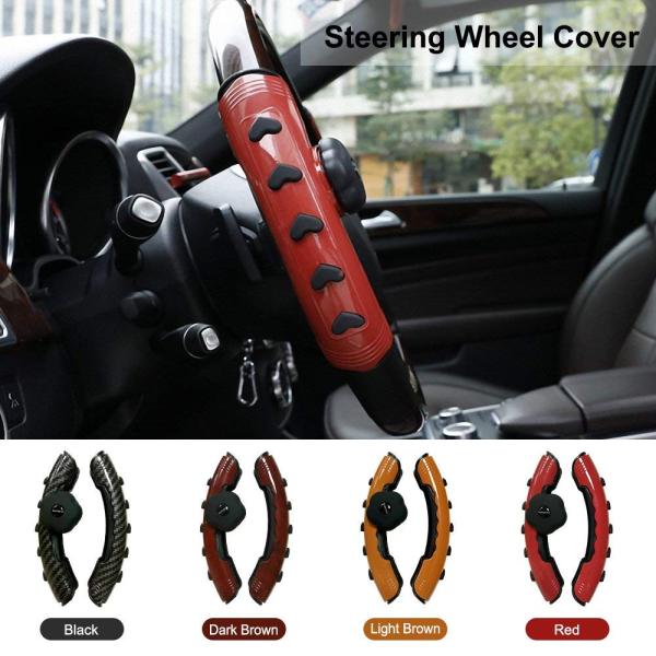Durable Skidproof Automotive Steering Wheel Covers , Soft Padding Fitting Steering Wheel Cover