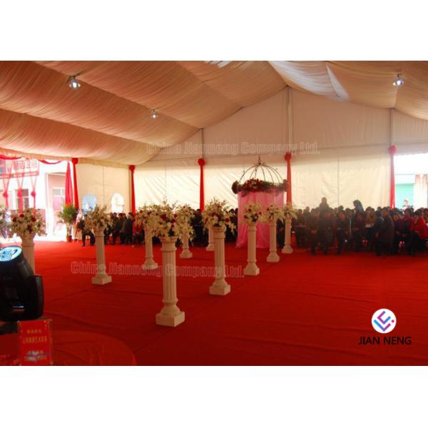White PVC Party Tent Aluminum Frame Tent For Restaurant Waterproof Canopy Tent