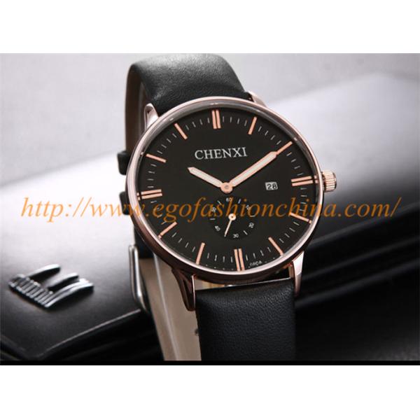 060 Leather Band Watch Fashion Jewelry Wholesale Cheap Watches Retailing Rose Gold Watch