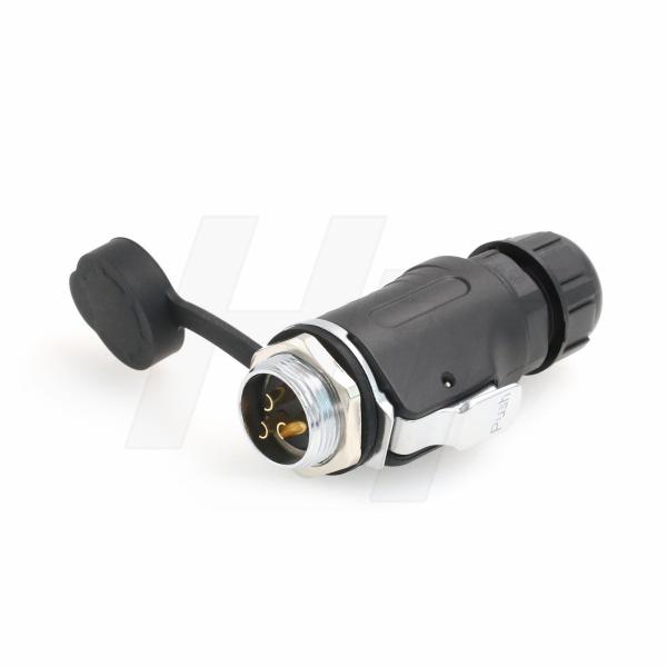 LP20 3 Pin Aviation Circular Power Connector Male Female Cable Plug Panel Mount Socket