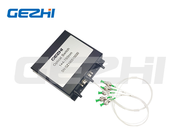 Высококаналная изоляция 1x4 Ethernet To Fiber Switch Механический оптический коммутаторный модуль