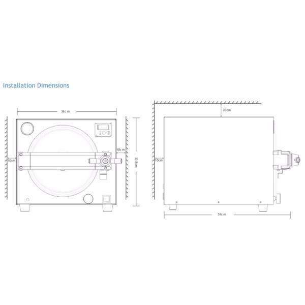 Хорошая цена Больница Стерилизатор оборудование Стоматологическая клиника 18L Класс N Стоматологический автоклав