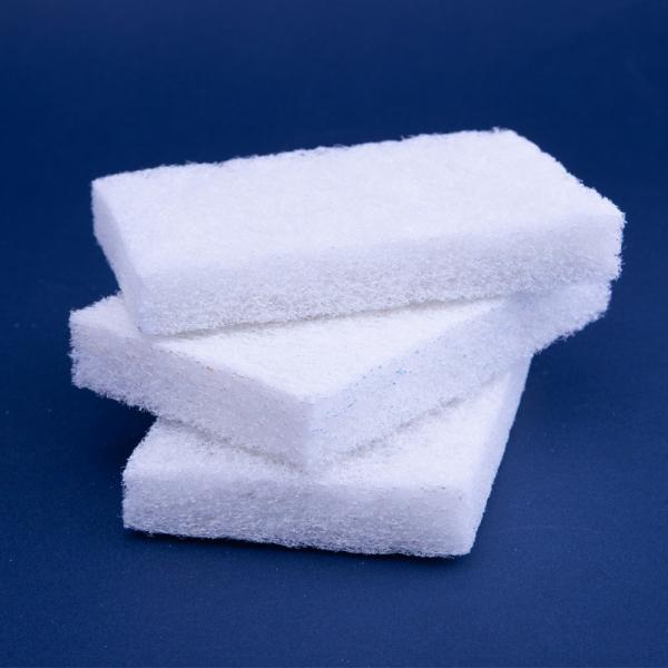 Pad de nettoyage en polyester pour le nettoyage de la cuisine 15x10cm