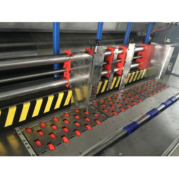 Lead Edge Feeding Carton Printing Slotting Machine / Flexo Printing Machine