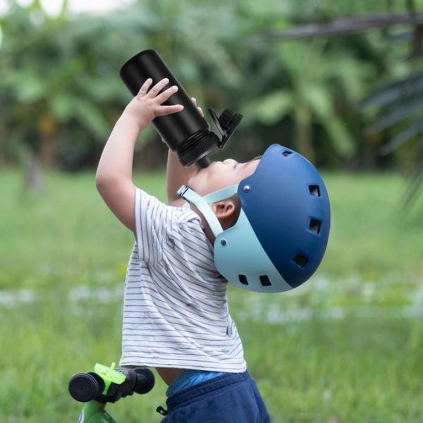 32 oz Botellas de agua de presión de flujo rápido Botella de agua deportiva con mezcladora de bolas Whisk bicicleta Ciclismo Botella de agua Viaje para ir libre de BPA