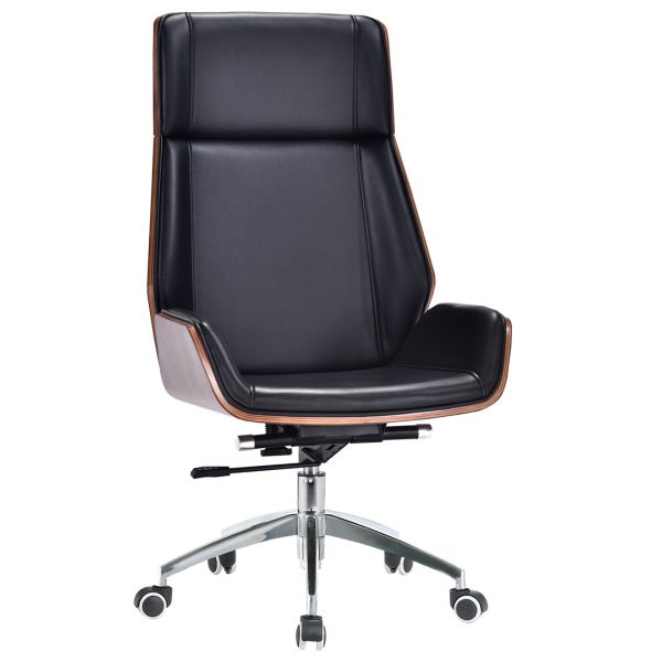 Modern Computer PU Leather Chair High Back Swivel Office Chair