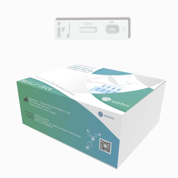 Kit de autoteste de antígeno SARS-CoV-2 Classe III Coletor de amostras de saliva 1 teste/caixa