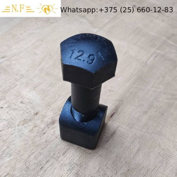 Excavator Bucket Tooth Bolt And Nut Hexagonal  01011-62415 Track Shoe Bolt And Nut