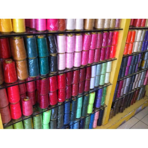 Красный цвет 100 закрутил бактерии шить потока полиэстера анти- для вышивки/соткать