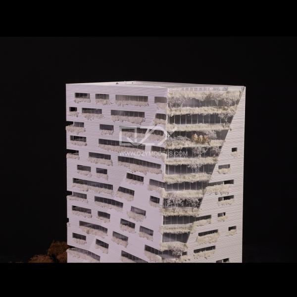 1サンコオフィスビル 木造建築模型