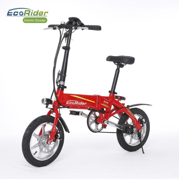 36V 250W Brushless Motor Foldable Electric Bike With Aluminium Alloy