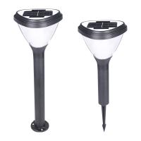5V 4.5W Triângulo LED Solar Pathway Lights Solar Spike Light Para Parques Pátios Villas
