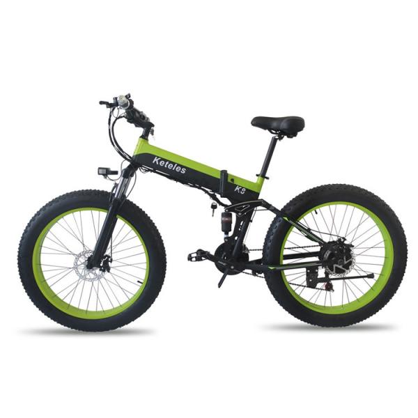 48v Ebike Fat 26 Aluminum Alloy Frame 1000W Brushless Geared