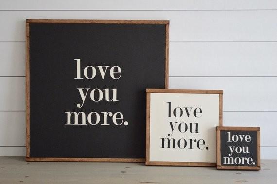 Exquisite Wooden Plank Plaque , Square Wooden Signs With Love Sayings