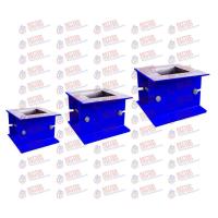 O cubo de aço molda 1 equipamento de teste concreto do grupo